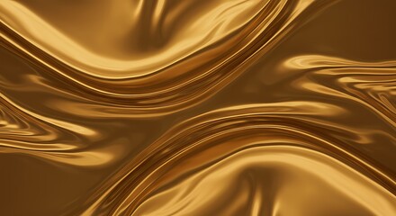 Fototapeta premium Liquid Gold's Embrace AI Generated
