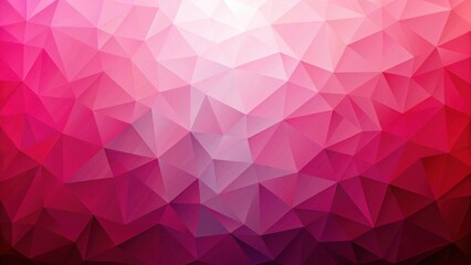 Obraz premium Geometric Pink and Red Low Poly Background Wallpaper Pattern , aesthetic, bold, aesthetic, bold, art deco, abstract