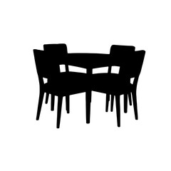 Chairs silhouettes 