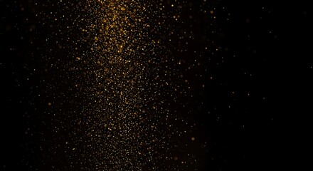 Obraz premium Golden Dust Motes AI Generated