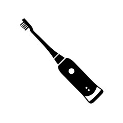 electric toothbrush icon, electric toothbrush silhouette vector illustration-simple silhouette illustration of electric toothbrush, perfect for electric toothbrush logos and icons