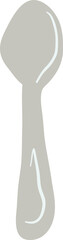 Plastic Spoon Illustration