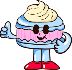 Frosted Cake with Sunglasses