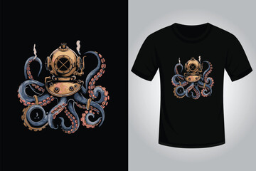 octopus T shirt design © MdJubaer
