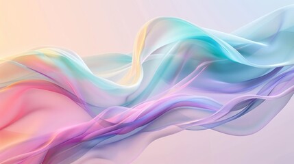Dynamic wave colorful pastel background