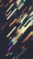 Dynamic Geometric Motion Background with Abstract Colorful Lines and Visual Effects in Modern Digital Art Design