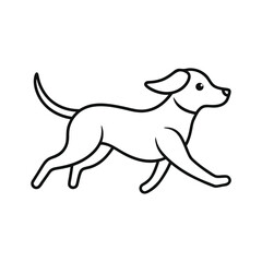 Fototapeta premium vector image of a dog