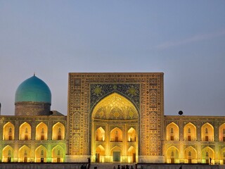 The Blue Domes and Golden Sands of Samarkand