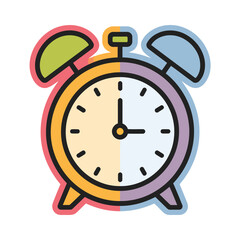 A Limited Time Icon with a Multicolored Badge Isolated on Transparent Background for Promotions and Discounts