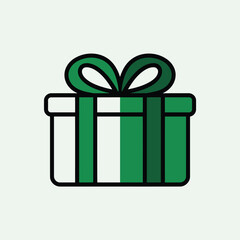 Flat Vector Illustration of Green and Blue Price Tag Icon Isolated on Transparent Background for Web and Digital Use