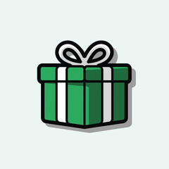 Flat Vector Illustration of a Green and Blue Price Tag Isolated on Transparent Background for Retail and Online Stores