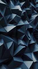 Abstract 3D Geometric Blue Background: Stylish and Modern Polygon Shapes for Futuristic Design