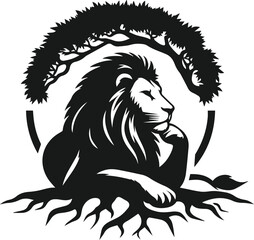 Lion animal vector