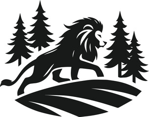 Lion animal vector