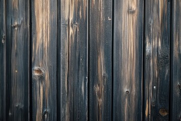 Fototapeta premium Dark weathered wood paneling