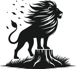 Lion animal vector
