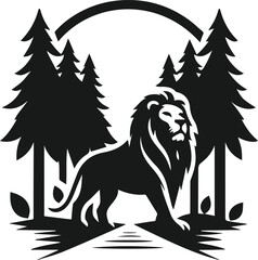 Lion animal vector