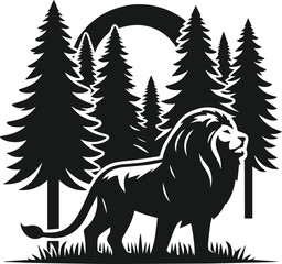 Lion animal vector