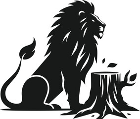 Lion animal vector