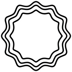 different geometric shapes icon design