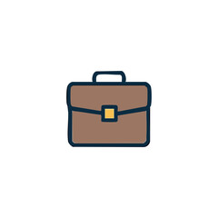 vector illustration of elements with business symbols