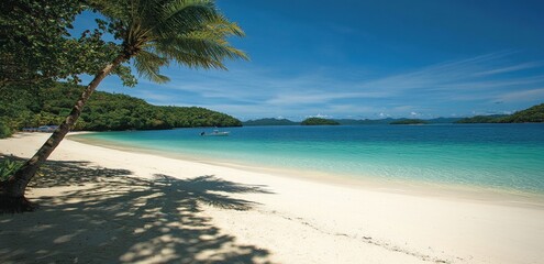 Tropical island beach paradise