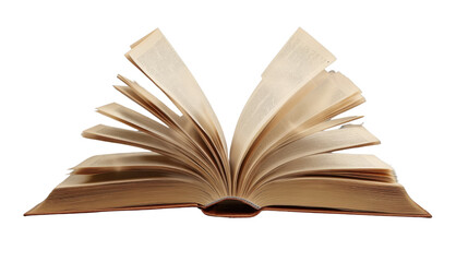 old book isolated on white background