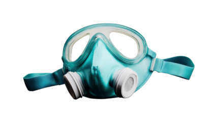 gas mask isolated on white background