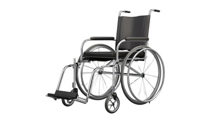 Fototapeta premium wheelchair isolated on white background