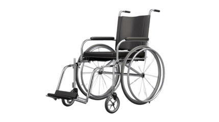wheelchair isolated on white background