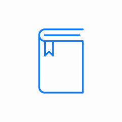 library book icon sign vector