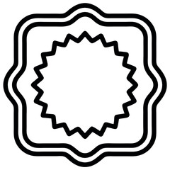 different geometric shapes icon design