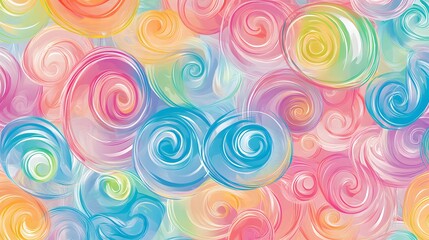 Colorful Pastel Marble Swirl Abstract Background Texture,Generative Ai