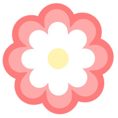 pink flower vector
