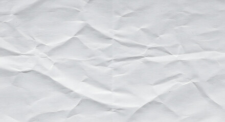 Obraz premium Crumpled White Paper Texture for Background Design 