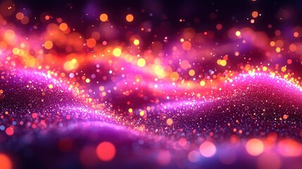 Enchanted Stardust: A Symphony of Glittering Lights