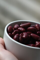 red kidney beans in a bowl