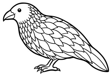 Fototapeta premium Kestrel Abstract Linework