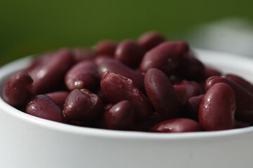 red kidney beans in a bowl
