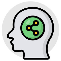 Share sign icon in premium design 