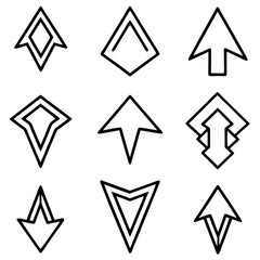  Minimalistic Upward Arrow Icons  Simple and Modern Vector