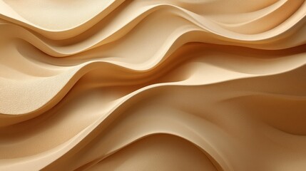 Obraz premium Abstract Beige Wave Pattern: A Serene Visual Symphony