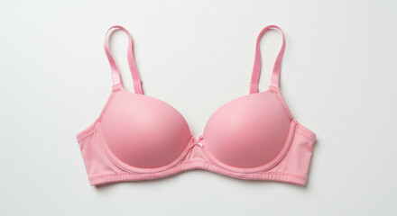 Delicately Designed Pink Lace Bra Highlighting Elegance and Comfort