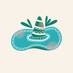 Collection of colorful Mexican sombreros hat. Traditional Mexican headwear. Flat cartoon illustration isolated on light background. Cinco de Mayo celebration concept