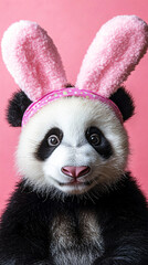 Easter panda