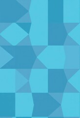 Obraz premium Subtle blue and grey geometric shapes in a retro-inspired seamless pattern, minimal, illustration, background