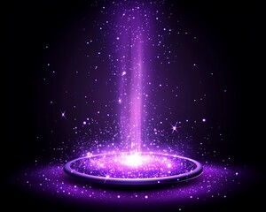 Purple energy portal