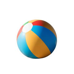 beach ball isolated on white background