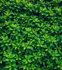 Vibrant green foliage creates a lush, textured backdrop, summer, botany