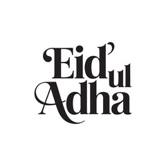 Elegant Eid ul Adha Typography Design